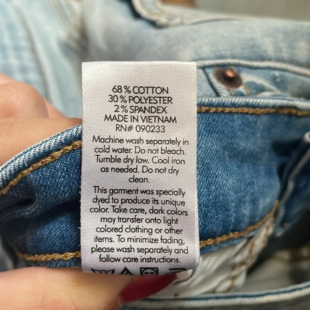 Pacsun Light‎ Wash Slim Taper Distressed Jeans